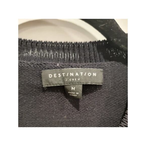 J Crew Destination Sweater Pullover Men's Sz M Long Sleeve Workwear Black - Picture 3 of 10